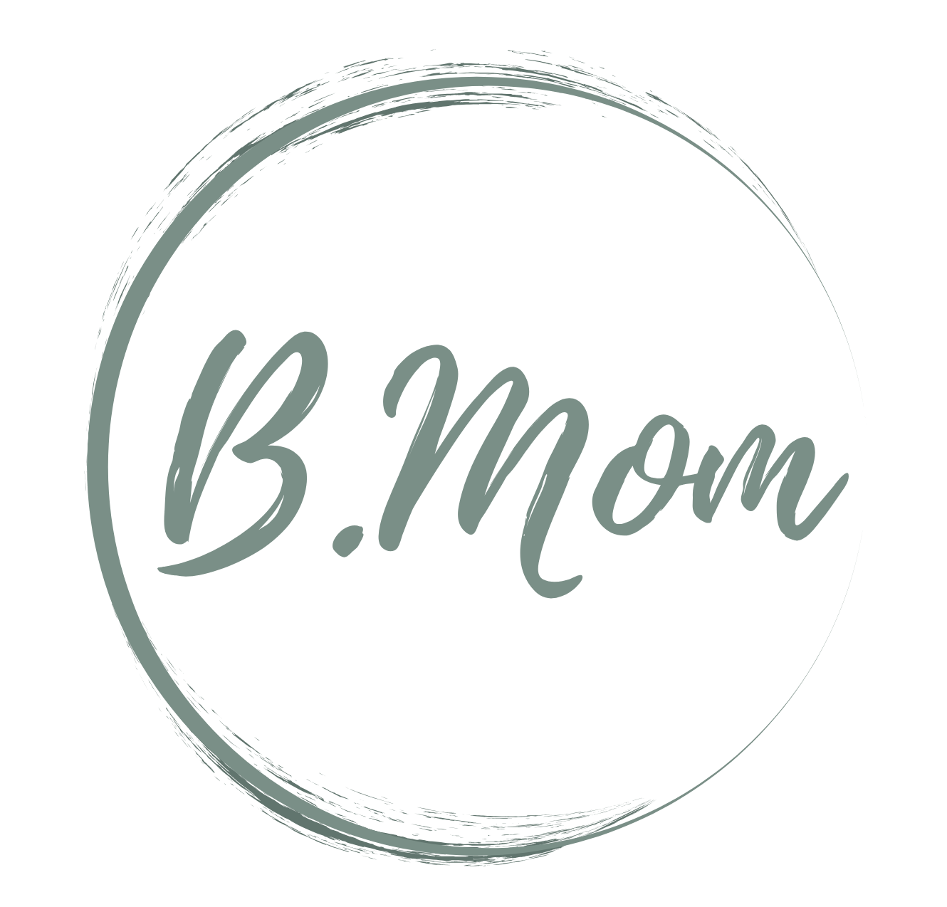 B.mom logo with clear backgroun